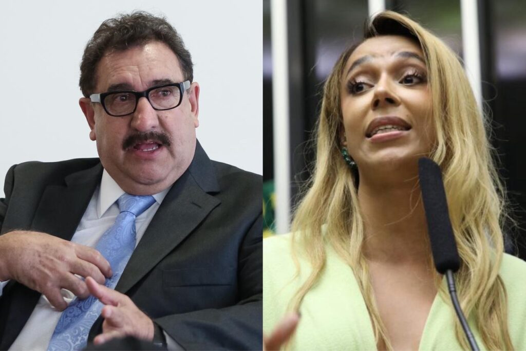 Internautas acusaram o apresentador de homofobia e relembraram polêmicas anteriores envolvendo Erika Hilton e falas sobre homens se beijando