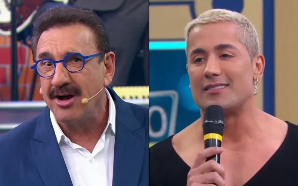 O cantor tentou amenizar a situação ao vivo, mas apareceu visivelmente constrangido