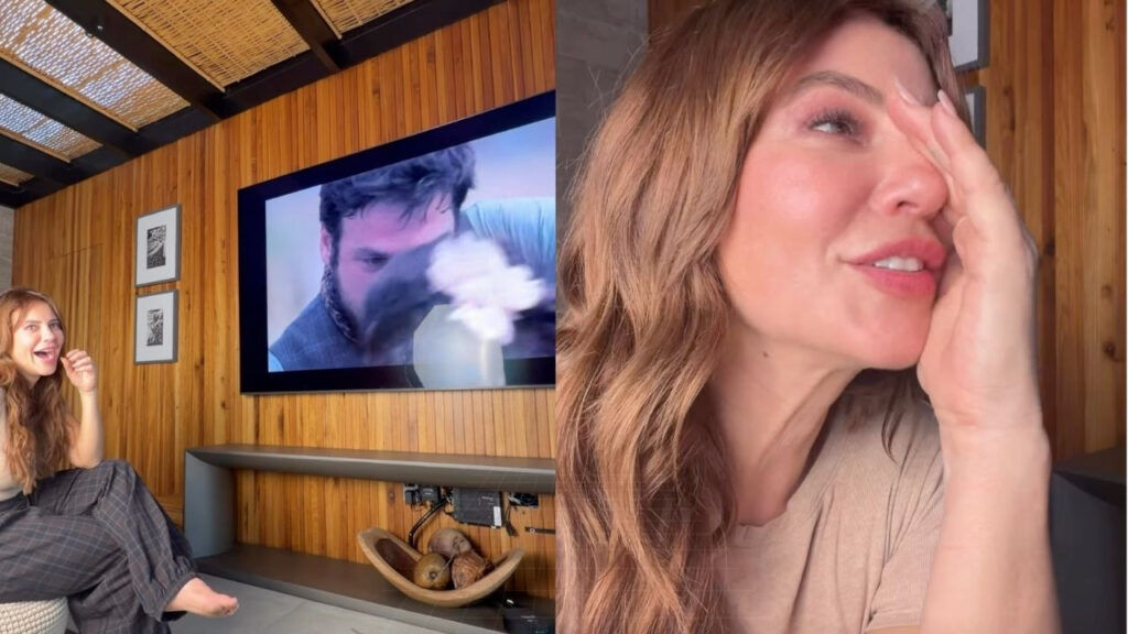 Paolla Oliveira reagiu à morte de Melissa durante a reprise de Além do Tempo e divertiu os seguidores com o comentário: "Demônia!". Crédito: Reprodução/Instagram | Globo
