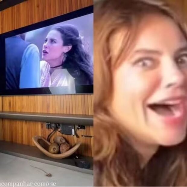 Paolla Oliveira reagiu à própria morte em Além do Tempo durante reprise da novela na Globo