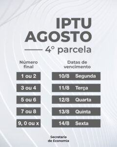7.8. iptu 4ª parcela