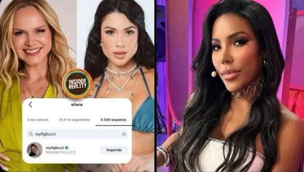 follow de Eliana em Rayane já existia antes da polêmica