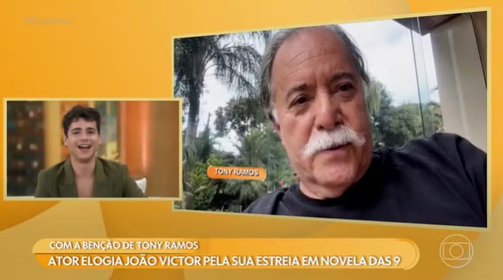 João Victor recebeu elogios de Tony Ramos após cena forte da novela