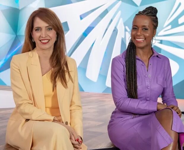 Maju Coutinho e Poliana Abritta comandam o Fantástico em meio à pior fase de audiência do programa