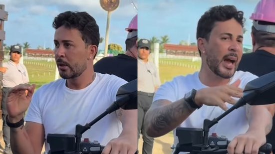 Carlinhos Maia perdeu a paciência com fãs que se concentravam diariamente na porta de seu rancho em São Miguel dos Milagres.