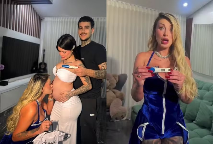 Andressa Urach descobriu que será avó pela primeira vez aos 38 anos