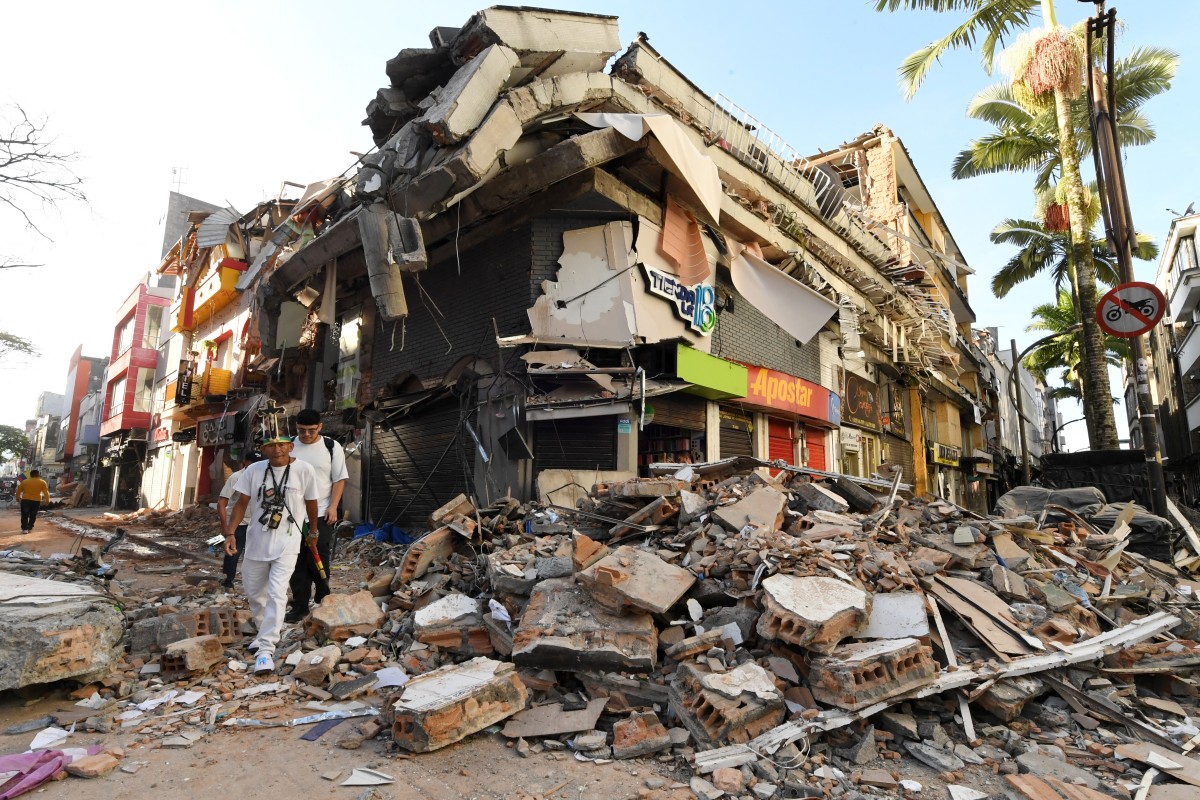 colombia earthquake aftermath