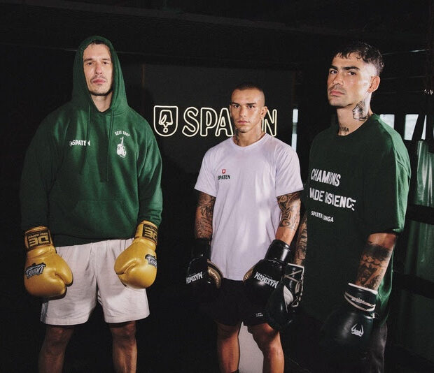 João Vicente colocou as luvas e dividiu o ringue com Luan Medeiros durante a preparação do pugilista para o Spaten Fight Night 3.