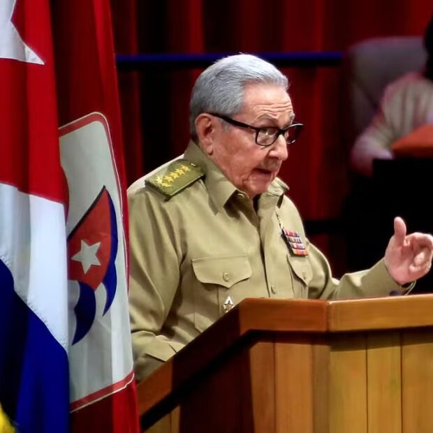 92491258 picture released by cuban news agency acn of cuban first secretary of the communist party r