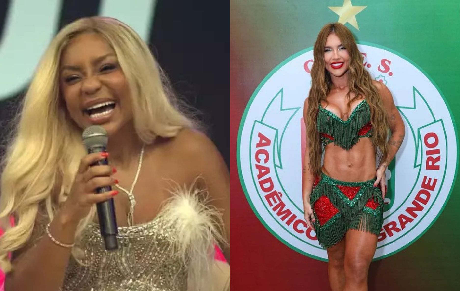 Cariúcha confirmou que procurou David Brazil para pedir o posto de rainha de bateria da Grande Rio.