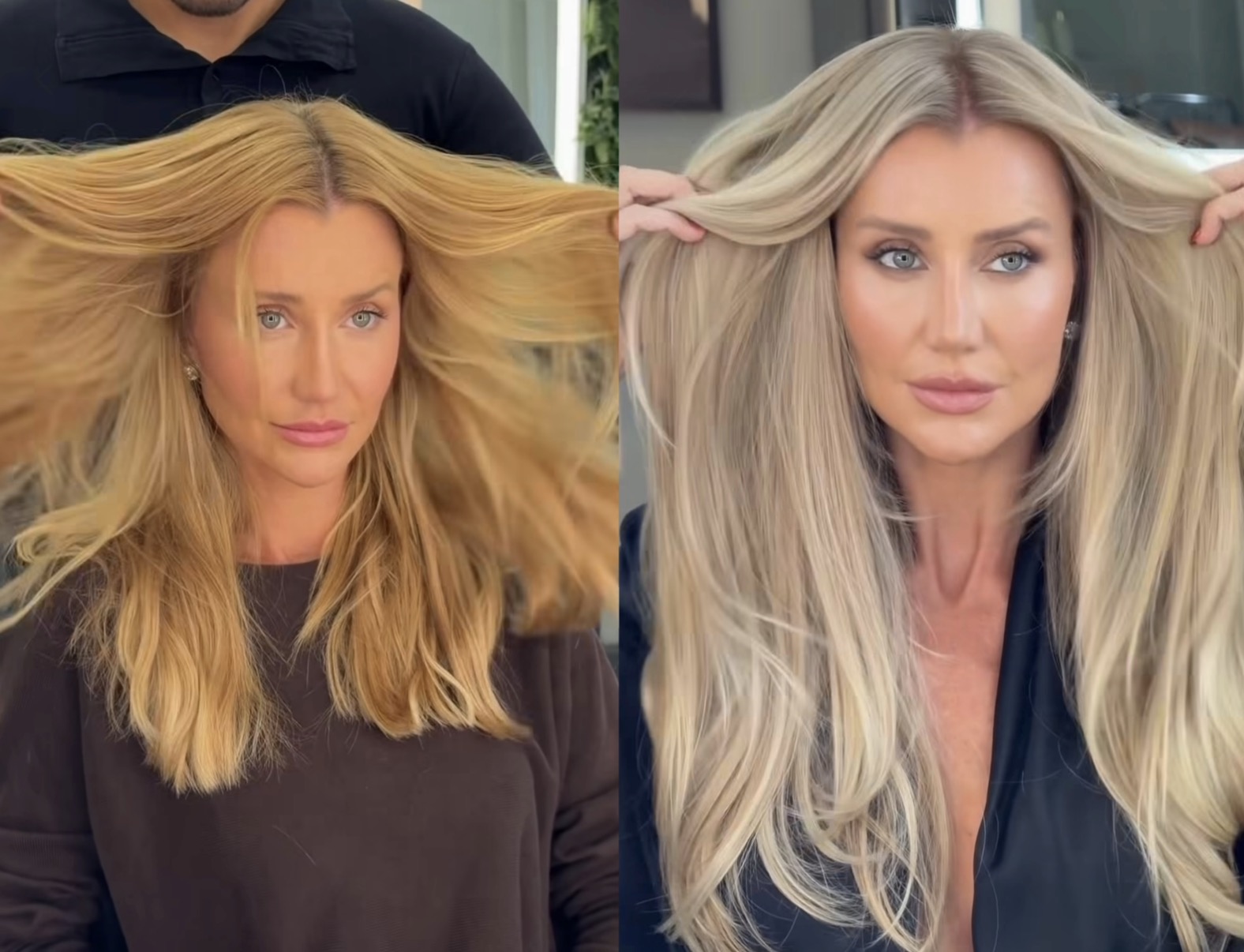 Ana Paula Siebert resgatou o loiro mais claro e apostou no Pearl Sand Blonde.