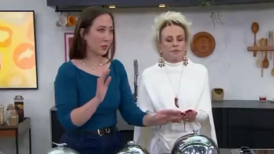 Ana Maria também viralizou ao brincar que convidado estava com “piano na boca”