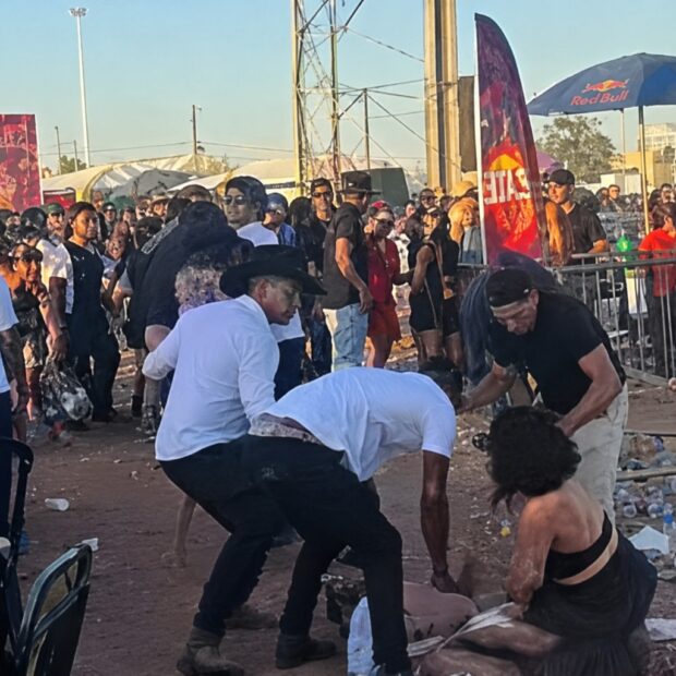 Briga na saída do show Henrique & Juliano Em Casa provocou confusão em Palmas