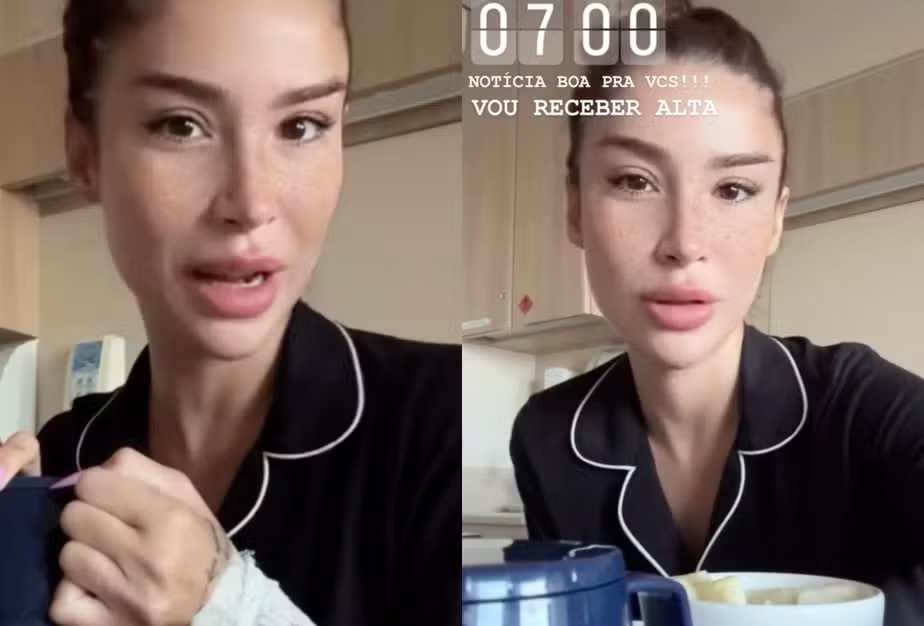 Influenciadora disse que “quase virou fotinho em preto e branco” ao comentar o susto de saúde