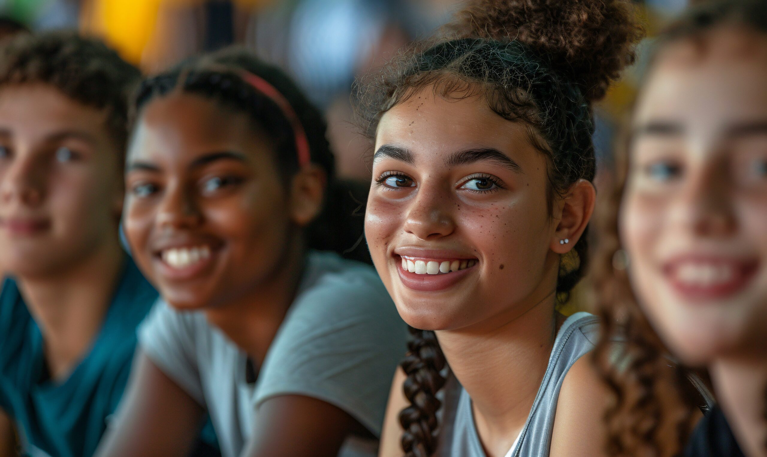 diverse teenagers practicing health wellness activities themselves their community