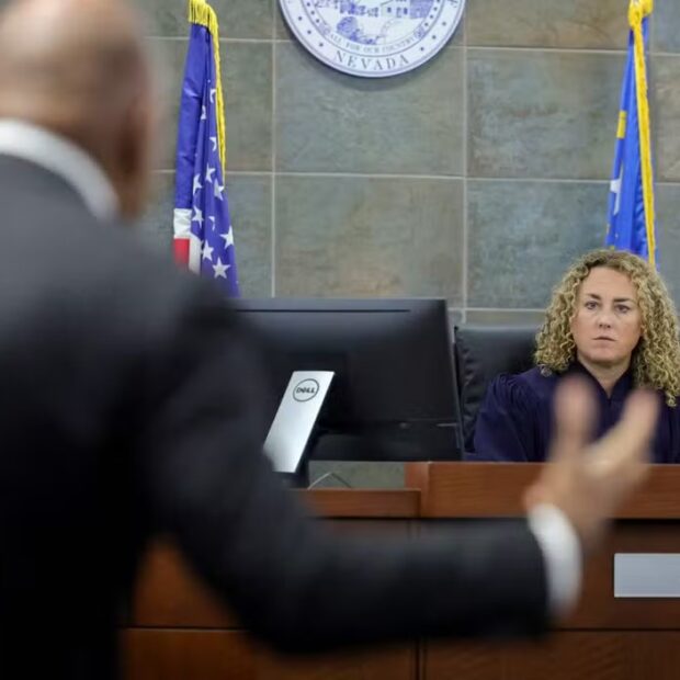 115840790 las vegas nevada august 04 district court judge carli kierny listens to arguments from c