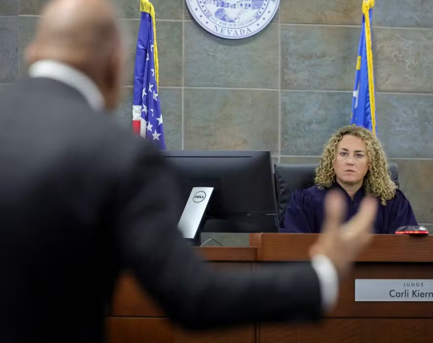 115840790 las vegas nevada august 04 district court judge carli kierny listens to arguments from c