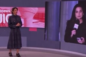 Aline Midlej se irritou ao vivo durante o “Jornal das Dez”, da GloboNews