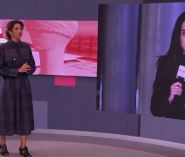 Aline Midlej se irritou ao vivo durante o “Jornal das Dez”, da GloboNews