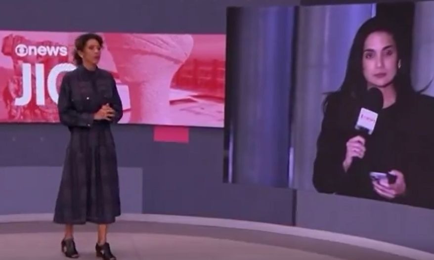 Aline Midlej se irritou ao vivo durante o “Jornal das Dez”, da GloboNews