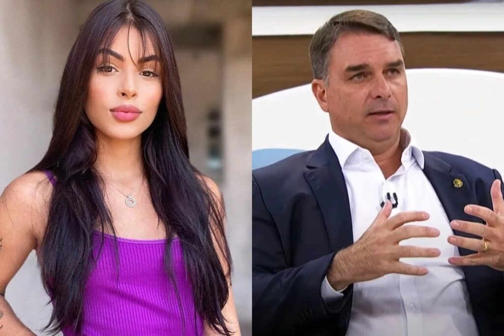 Sophia já afirmou que Flávio Bolsonaro teria se relacionado com uma mulher trans; o senador negou e registrou ocorrência