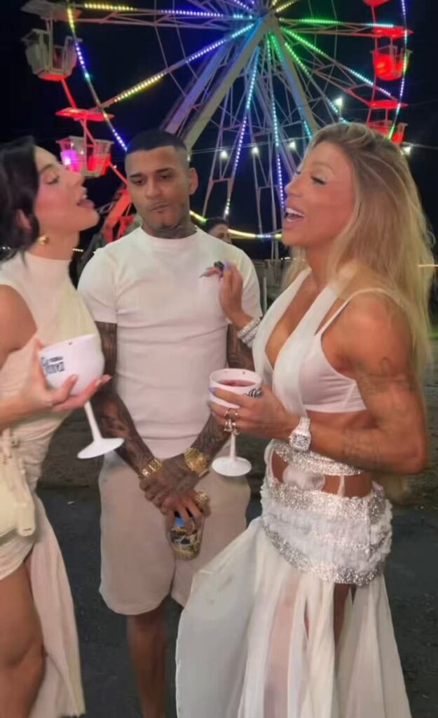 Influenciadora participou de um beijo triplo com Anderson Neiff e Bella Longuinho