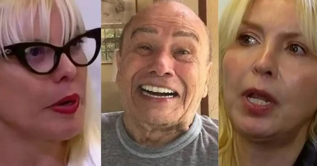 Stênio Garcia ao lado das filhas Gaya e Cássia Piovesan