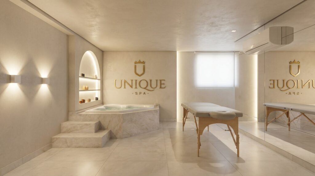 Espaço de SPA integra a estrutura de cuidados oferecida pela Unique (Divulgação/Pessoal).