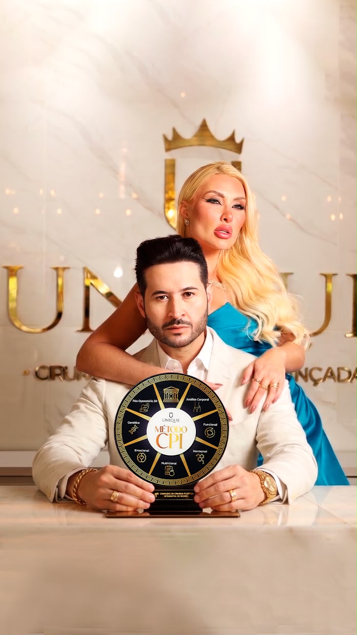 Dr. André de Oliveira e Bruna Guimarães, fundadores da Unique, na nova unidade da marca em São Paulo (Divulgação/Pessoal).