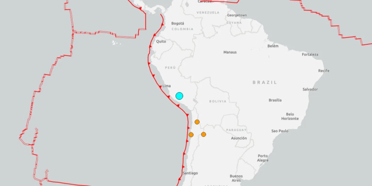terremoto de magnitude 67 atinge sul do peru