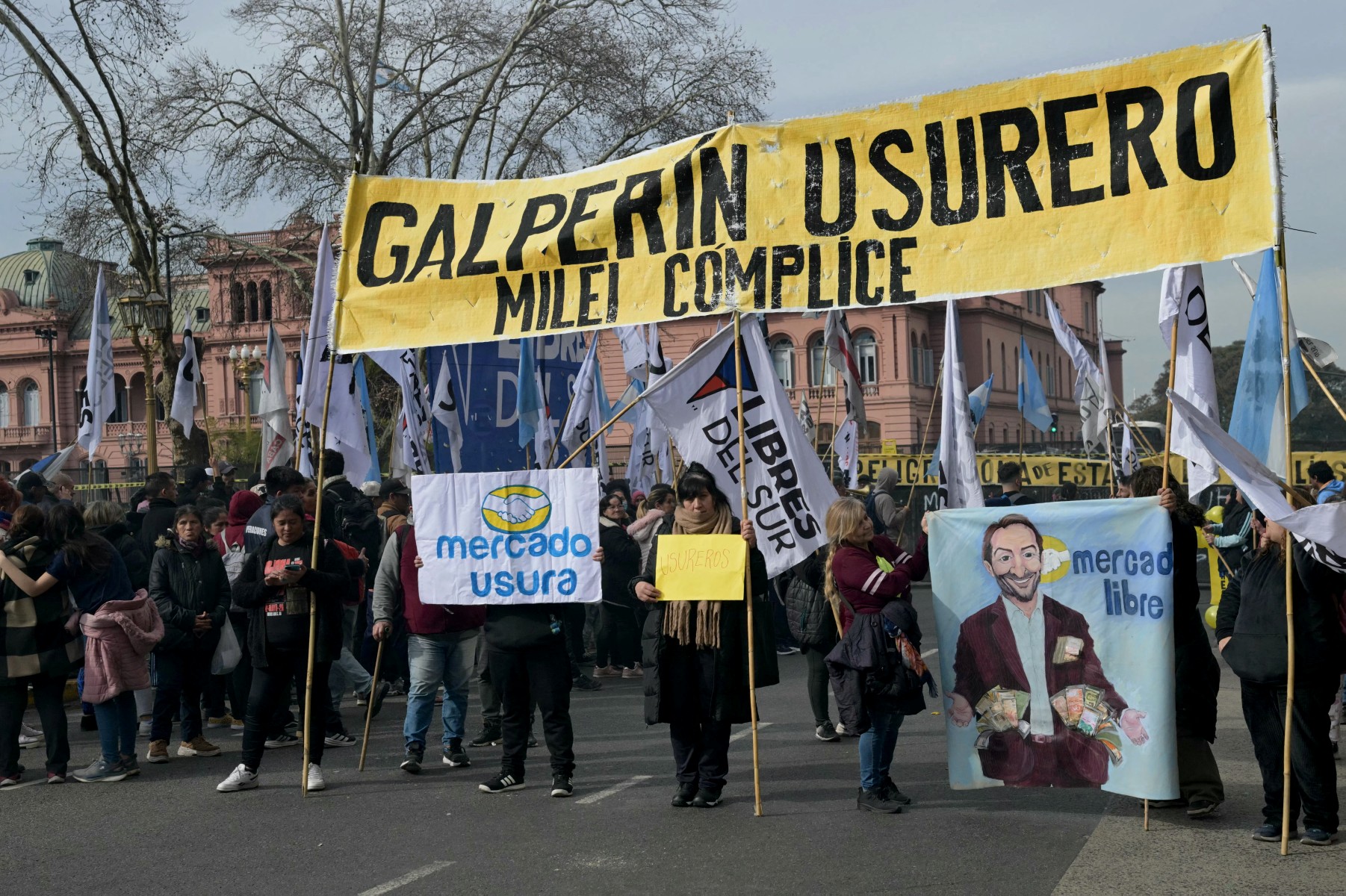argentina mercado libre debtors protest