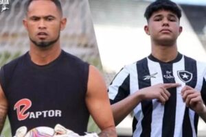 Bruninho Samudio, filho do goleiro Bruno, foi afastado do Botafogo por “questões disciplinares”