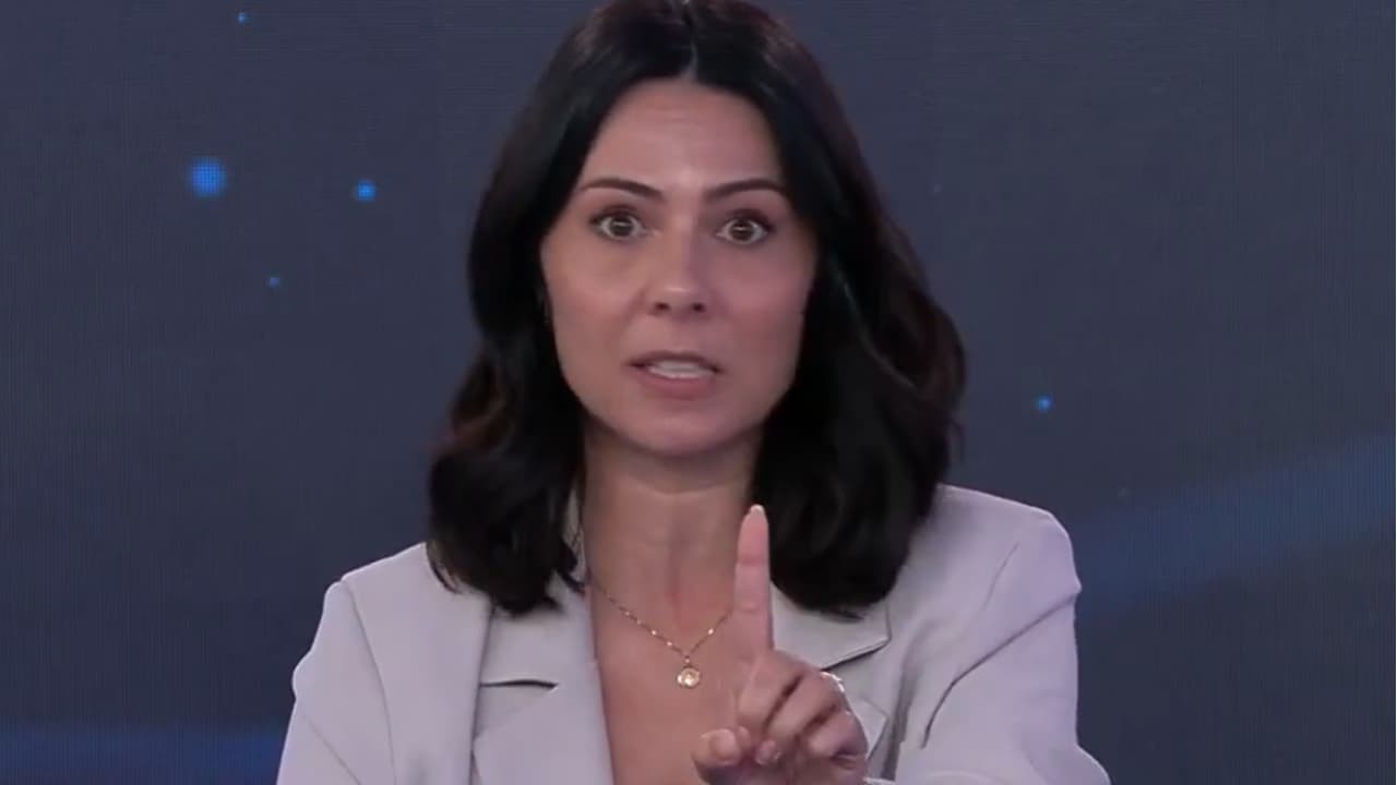 Paula Valdez criticou a ausência de Lula, Flávio Bolsonaro e Romeu Zema no debate da Band