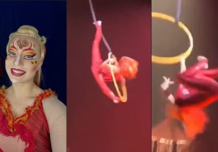 Mariia Konfektova processa o Cirque du Soleil após queda durante espetáculo nos Estados Unidos