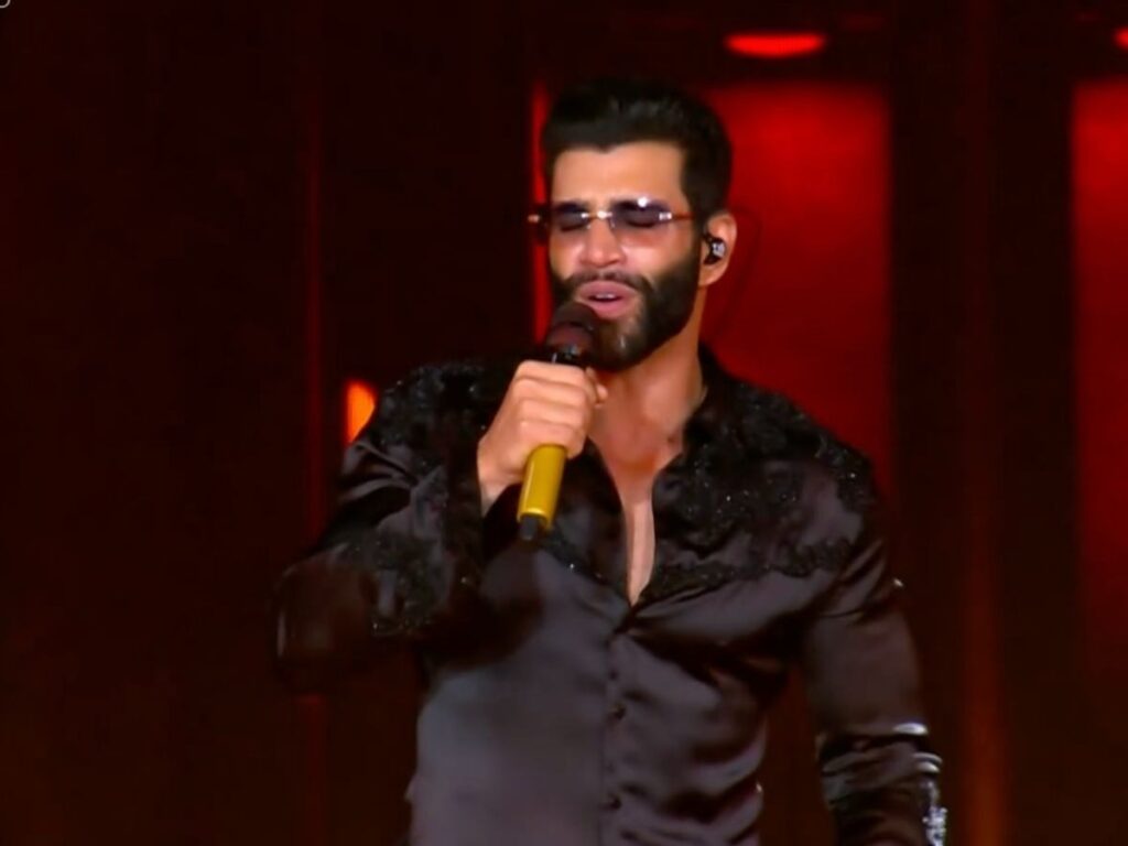 Embaixador da festa, Gusttavo Lima também teve show transmitido pela emissora
