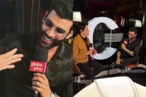 Gusttavo Lima conversou com André Piunti durante a Festa do Peão de Barretos