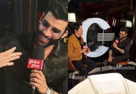 Gusttavo Lima conversou com André Piunti durante a Festa do Peão de Barretos