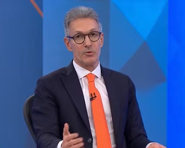 Romeu Zema foi questionado sobre feminicídio durante entrevista à TV Globo