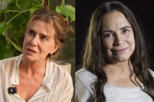 Maitê Proença revelou que chegou a defender Regina Duarte das críticas por suas posições políticas, mas depois tentou conversar com a atriz durante sua passagem pela Cultura.