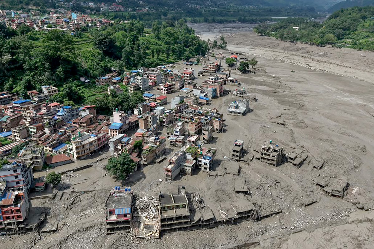 nepal weather flood