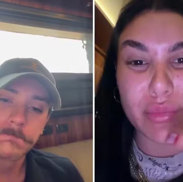 Miguel Mendes e Kelly Fazendeira relatam a confusão no camping de Barretos