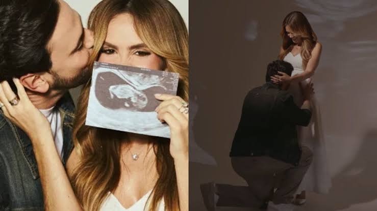 Mariana Fagundes anunciou a primeira gravidez ao lado de Alessandro Souza
