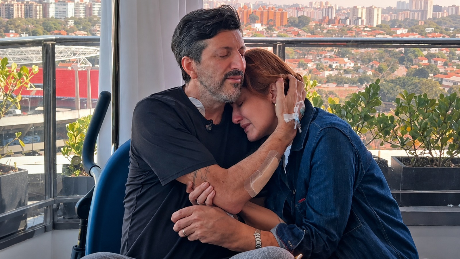 Lito Sousa e Mila Seidl no período após o diagnóstico