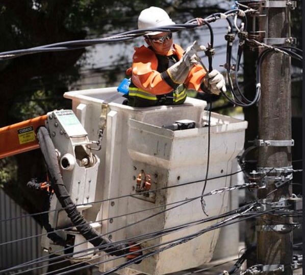 distribuição. manutenção de rede. foto divulgação neoenergia