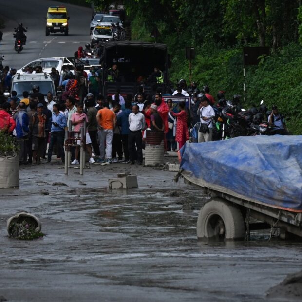 nepal weather landslide flood