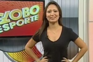 Thalita Tavares apresentou o Globo Esporte Tocantins durante passagem pela TV Anhanguera