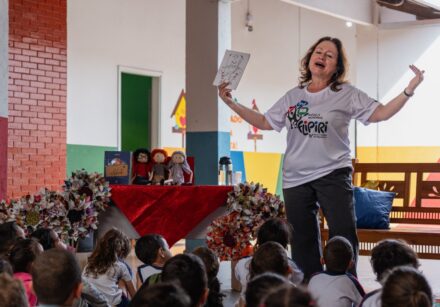 a literatura ganha voz, gesto e imaginação durante o evento cred miguel armond