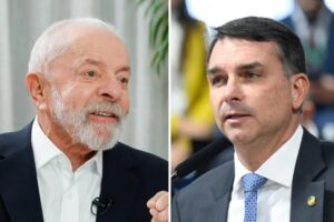 lula e flavio bolsonaro