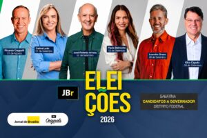Arte de divulgação das sabatinas do JBr.