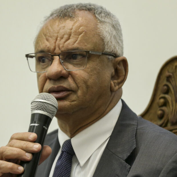 brasília (df), 12/06/2023 o ministro interino do trabalho, francisco macena, durante cerimônia de abertura da campanha alusiva ao dia mundial e nacional contra o trabalho infantil. foto: marcelo camargo/agência brasil